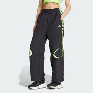 Adidas Teamgeist Black Pants with Neon Green Highlights